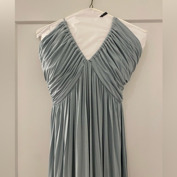Bought at Bohdii Boutique in Boston. Light blue/grey maxi. - Picture 1 of 4